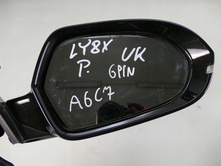 фото №14, Audi a6 c7 s-line зеркало 6 pin правое чёрные ly8x uk