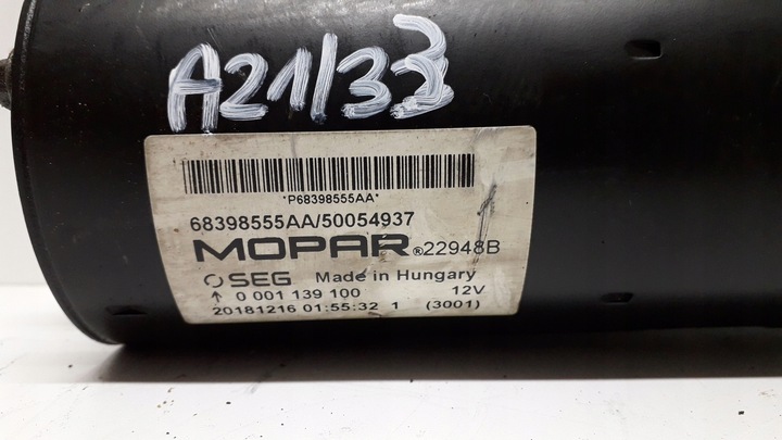 фото №10, Jeep compass 2 16 стартер 68398555aa 0001139100