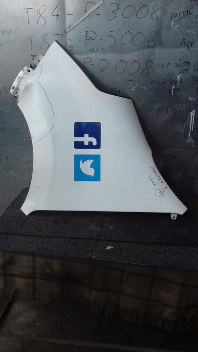 фото №9, Крило лівий перед renault master iii movano b