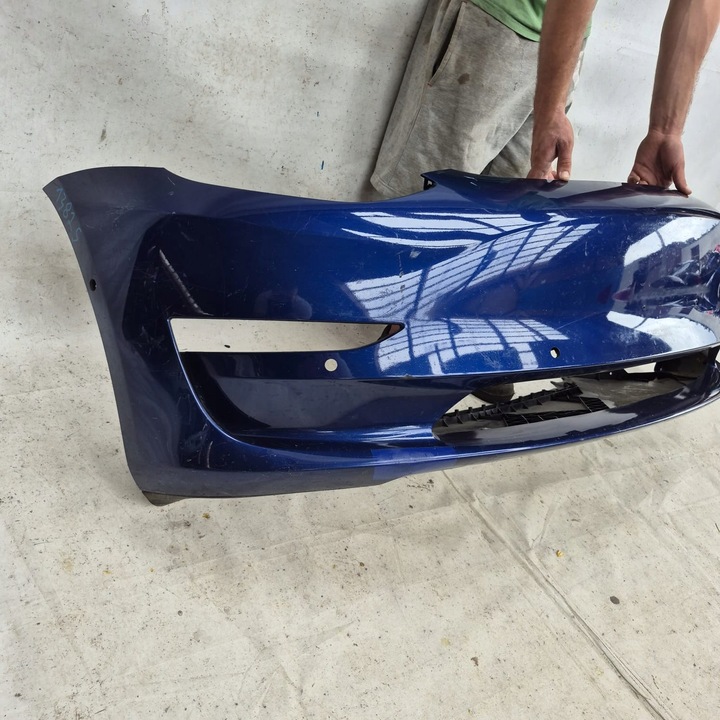 фото №3, Tesla модель 3 17-23 бампер перед переднее pdc