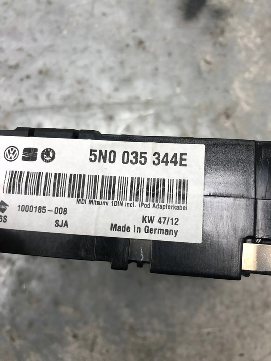 фото №6, Интерфейс мультимедиа vw passat b7 универсал 5n0035344e