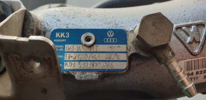 фото №5, Турбіна 2.0 t tfsi vw seat audi skoda 06f145701c