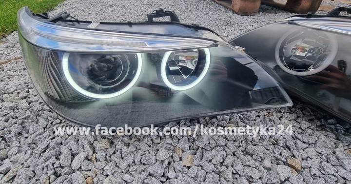 фото №9, Комплект фары линза bi led bmw e60 e61
