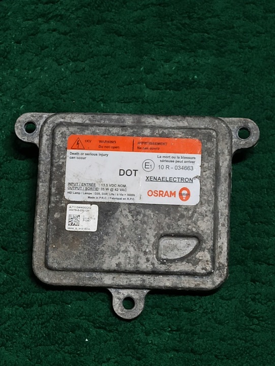 фото №1, Ford focus mk3 land rover tesla перетворювач фара 10r-034663 оригінал