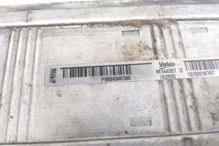 фото №8, Радиаторов интеркулер peugeot 508 sw p9684946380 1.56l дизель 82kw 2012