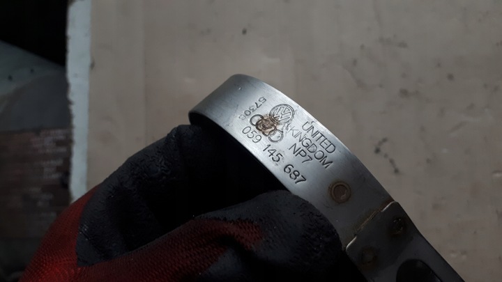 фото №3, Sq5 8r q5 з'єднувач хомут труби випускної 3.0 tdi