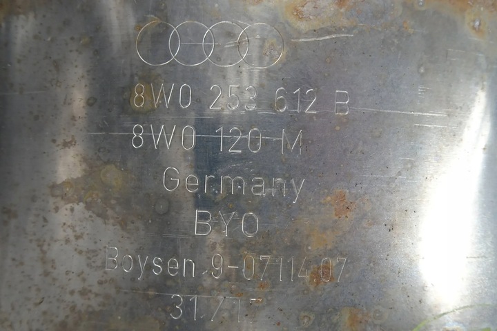 фото №6, Audi s5 8w 3.0 tfsi - глушник 8w0253411c новий