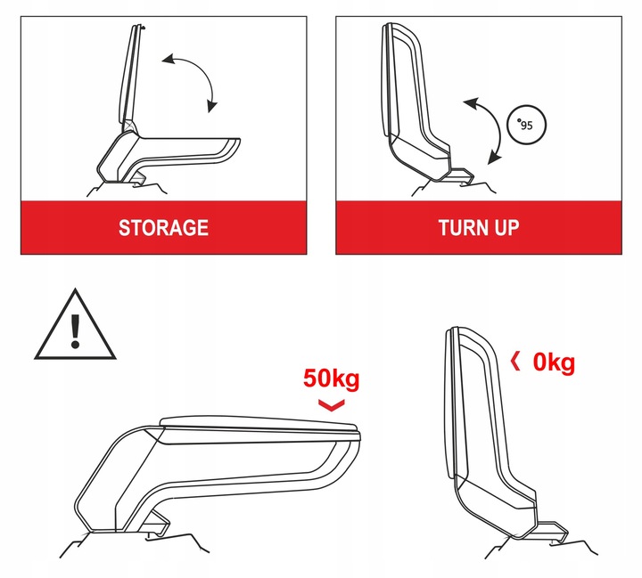 фото №4, Подлокотник стандарт ford b-max 2012-2014