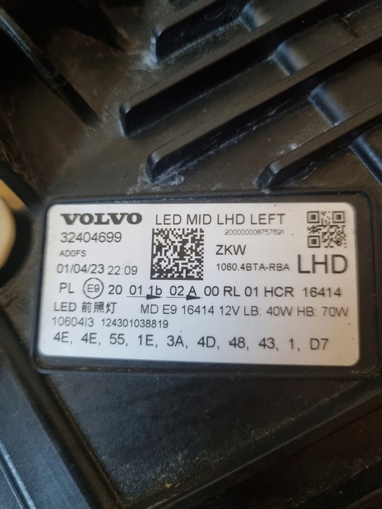 фото №3, Фара лампа volvo xc60 рестайлинг 2020- mid led