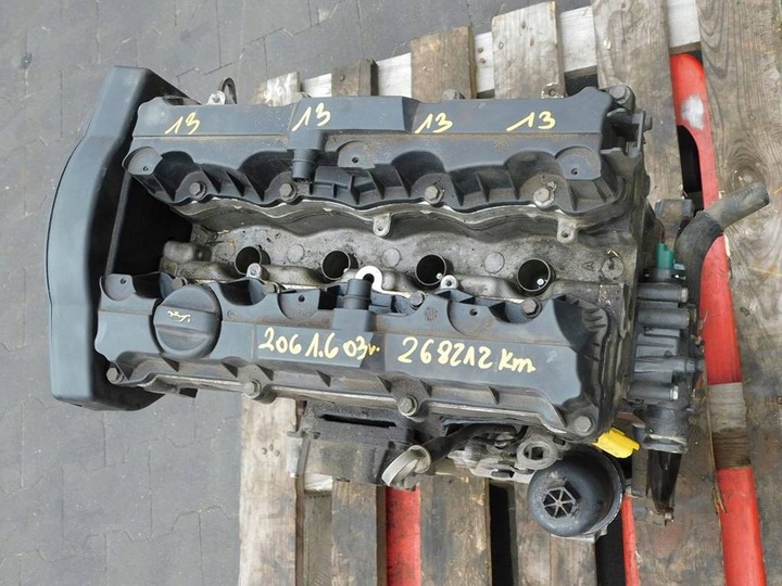 фото №7, Peugeot 206 1.4 16v 03r двигатель nfu 10fx3v