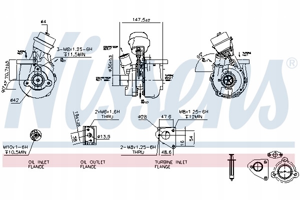 фото №12, Турбонагнітач nissens нова