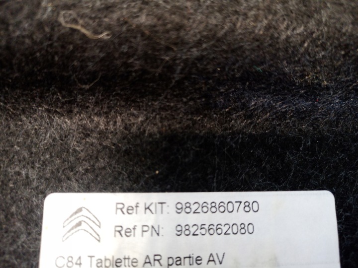 фото №5, Полка багажника багажника citroen c5 aircross 9826860780