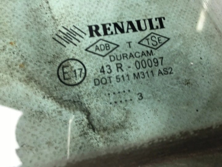 фото №2, Стекло дверь правые зад правая задняя renault clio iv hb 13r
