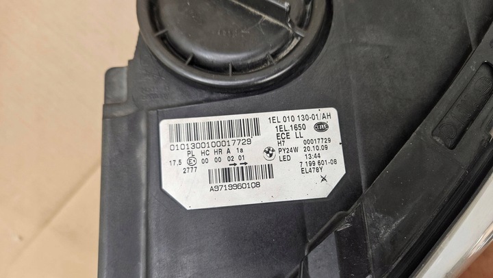 фото №14, Лампа ліва перед передня bmw 5 gt f07 звичайна 7199601-08