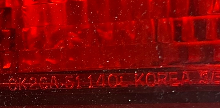 фото №15, Фара зад задняя левая kia carens i 99-02r