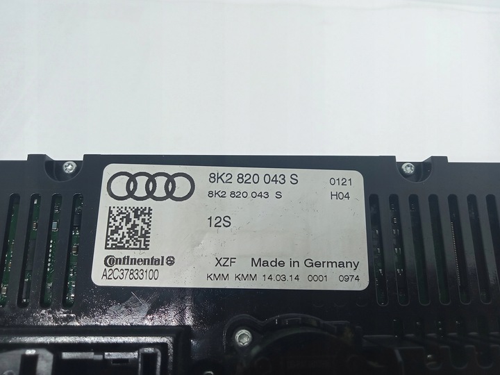 фото №7, Панель кондиціонера audi a5 a4 b8 q5 8k2820043s