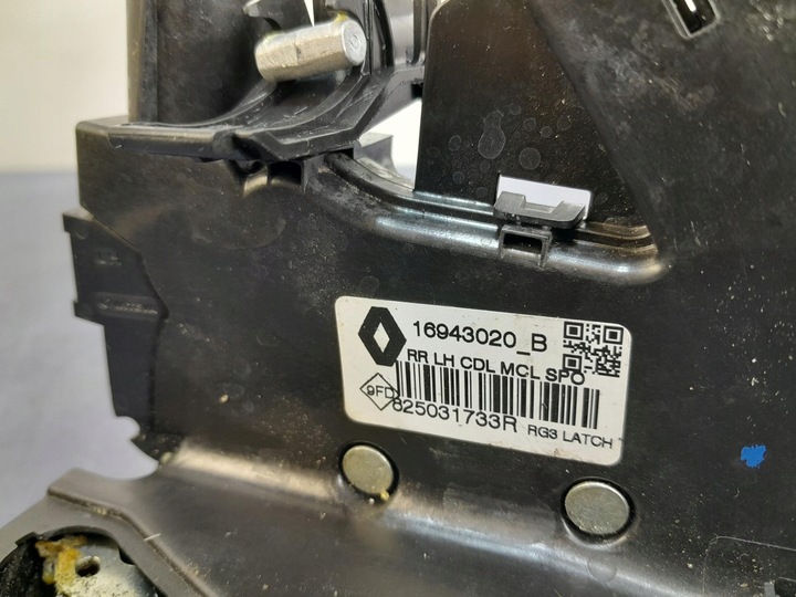 фото №3, Megane iv универсал замок дверь зад левый 4 pin