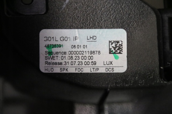 фото №11, Bmw x3 g01 x4 g02 lci оригінальна торпедо роздавальна консоль шкіра head up