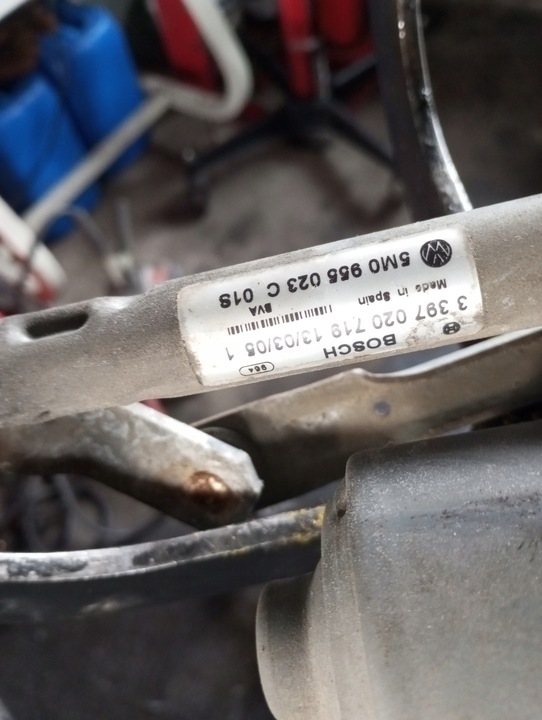 фото №3, Vw golf 5 plus механизм wyceiraczek 5m0955023c