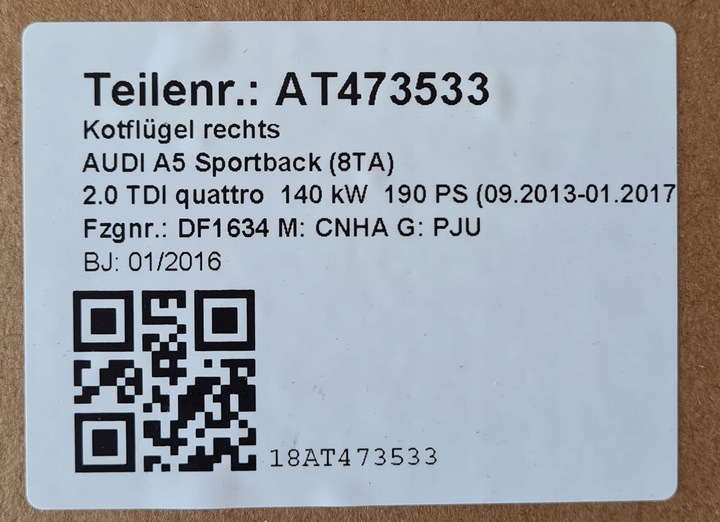 фото №5, Захист pod керма audi a5 sportback 8k1863075
