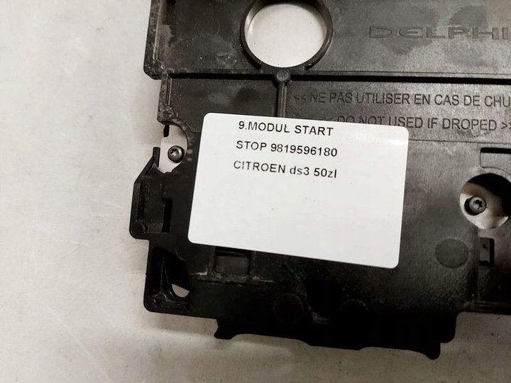 фото №7, Citroen ds3 модуль блок управления старт сплав 9819596180