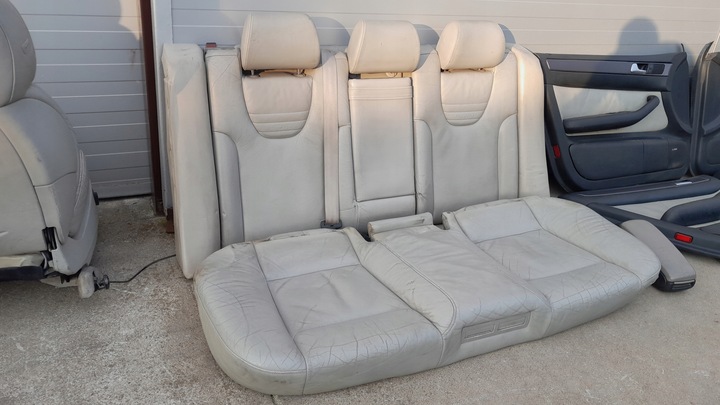 фото №12, Сидіння recaro шкіряні w pełnej elektryce шкіра bose+ ролетки зад audi a6 c5