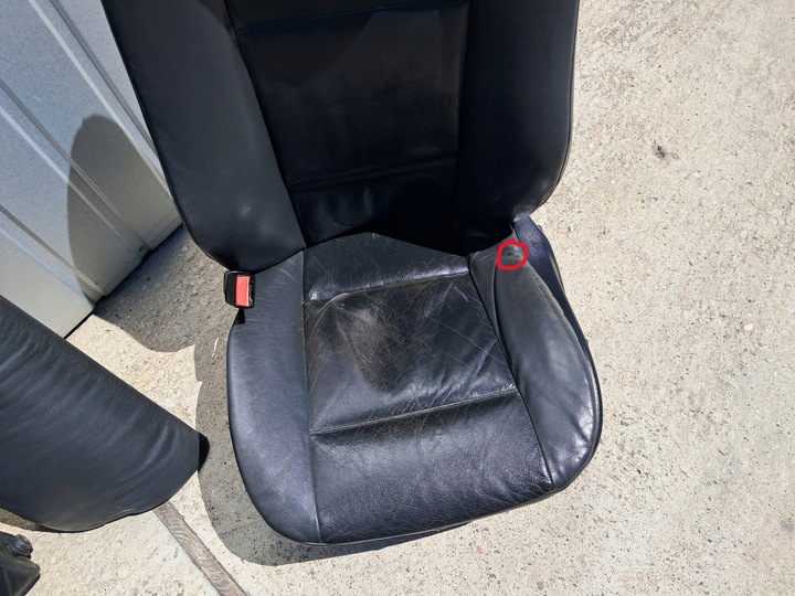 фото №11, Сиденья электрический подогревом перед l+p диван зад kpl кожа bmw e53 x5 европа