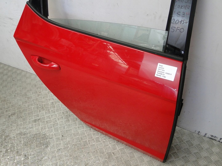 фото №4, Двері праві зад seat leon 5f 5f0 2015 ls3h
