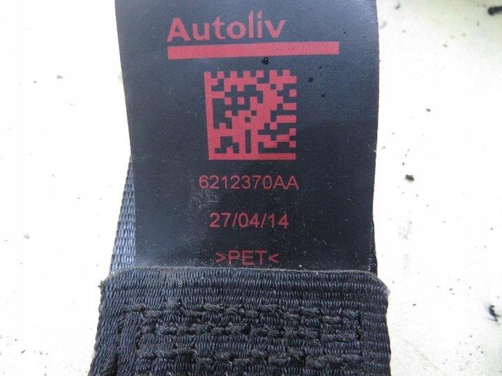 фото №5, Pas безпеки правий перед peugeot 308 t9 6212370aa