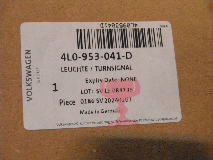 фото №5, Поворотник audi p. q7 10-15 le vag 4l0953041d