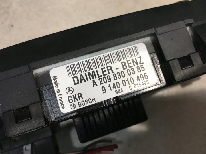 фото №6, Панель воздуховод кондиционера mercedes w203 a2098300385