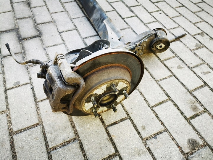 фото №6, Kia carens iv 13-18 ось балка подвешивание зад комплектная демонтаж