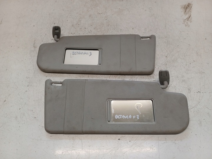 фото №7, Skoda octavia 2 ii 04- козирки захисні накладки сонцезахисний сонцезахисні козирки комплект