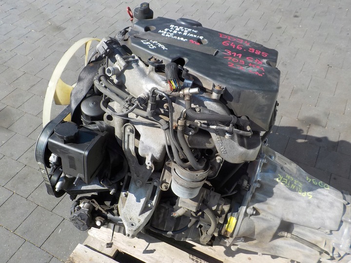 фото №12, Mercedes sprinter 906 08r 311cdi 2.2 cdi 109km двигун 646985 комплектний film