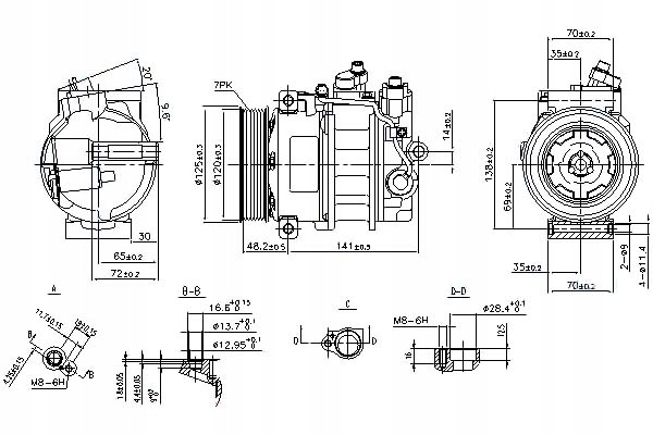фото №12, Компрессор кондиционера porsche porsche panemera 09