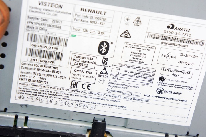 фото №5, Mw194 dacia duster ii магнітола usb 281155972r ar