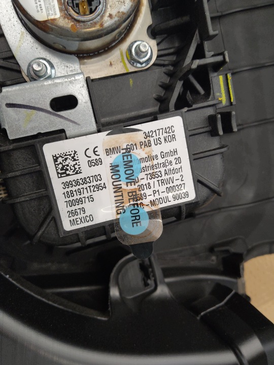 фото №16, Bmw x3 g01 18-24 торпедо роздавальна подушка 34217742c usa