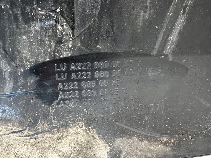 фото №8, Mercedes s-klasa w222 рестайлінг бампер задній зад 6xpdc оригінал 17-20