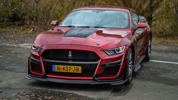 фото №10, Капот алюминиевая gt500 стиль - неокрашенно mustang 2015-2017 v6, gt, ecob