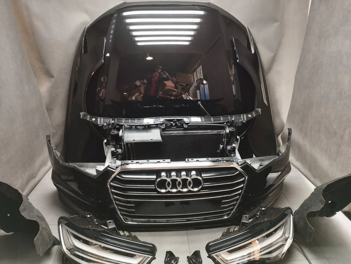 фото №15, Audi a6 c7 4g рестайлинг капот бампер лампы pas крылья ly9t