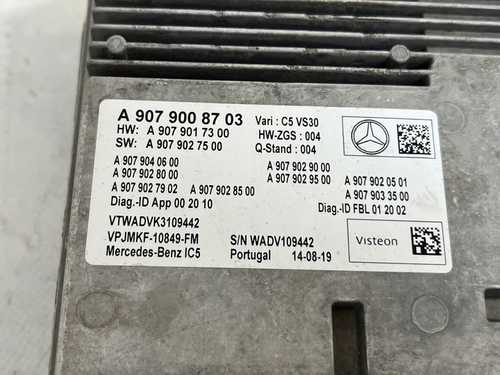 фото №3, Mercedes sprinter w907 w910 модуль усилитель радио навигация навигации оригинал