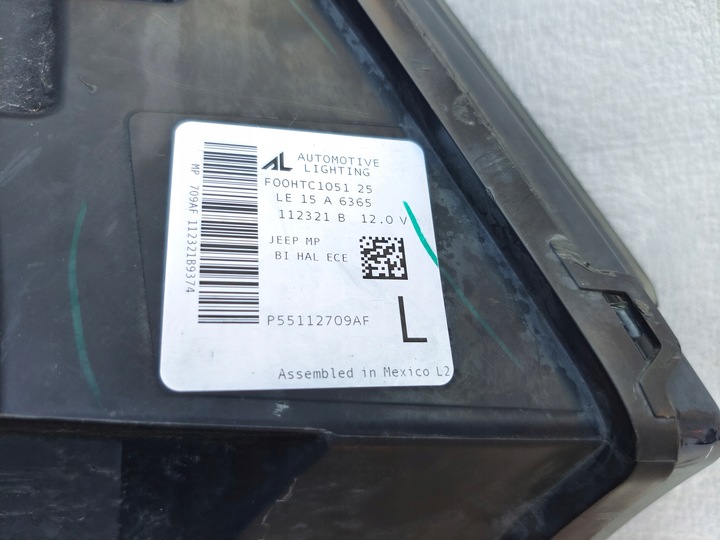 фото №6, Jeep compas ii лампа левая перед 55112709af