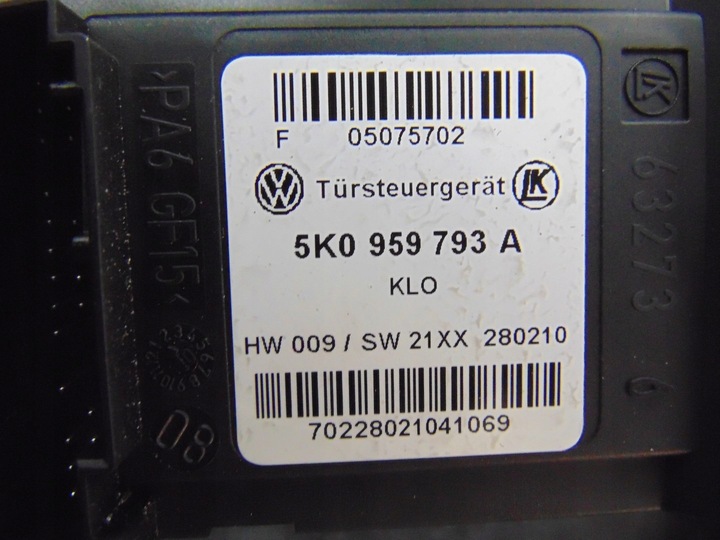фото №14, Механізм скла лівий перед vw golf vi 5k1837729q