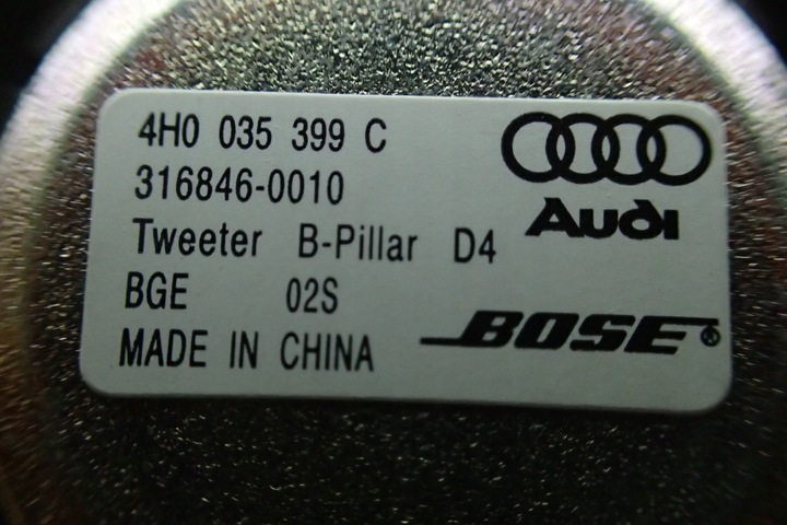 фото №8, Динамик твитер bose audi оригинальный номер 4h0035399c