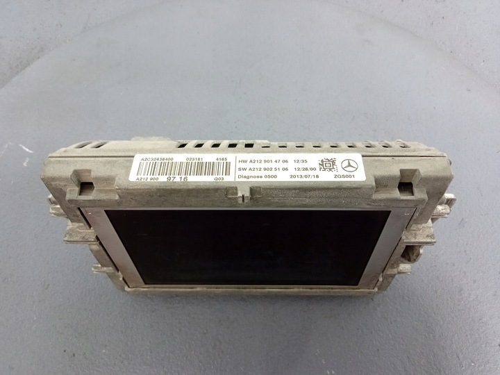 фото №5, E класс w212 рестайлинг дисплей радио a2129014706