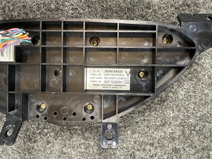 фото №7, Nissan primera p12 панель повітропровід кондиціонера 28395 ba020