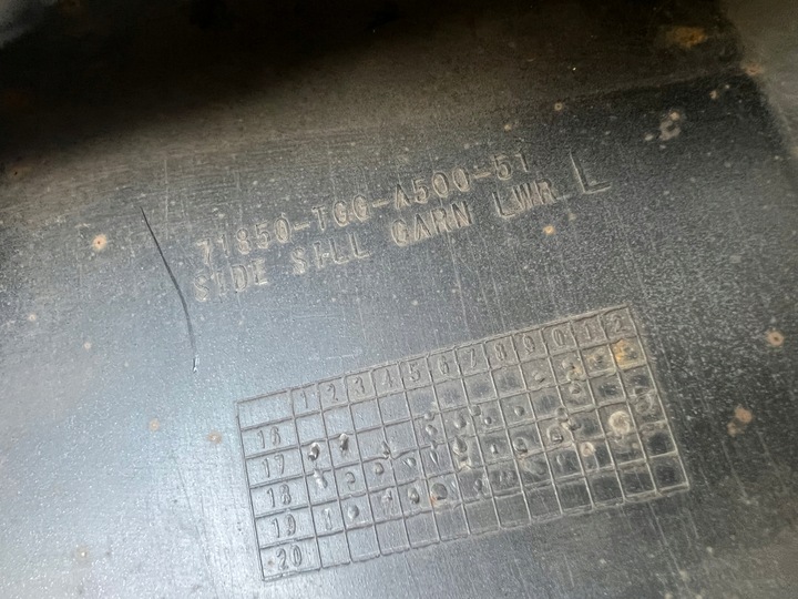 фото №8, Планка порогова ліва поріг honda civic x 10 sedan hb