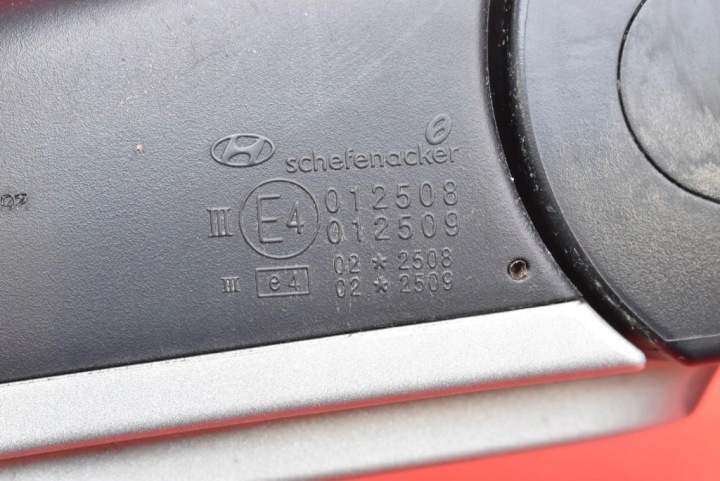 фото №11, Зеркало правое серебристый eu 012508 hyundai santa fe 2 ii 06-10 5 pin