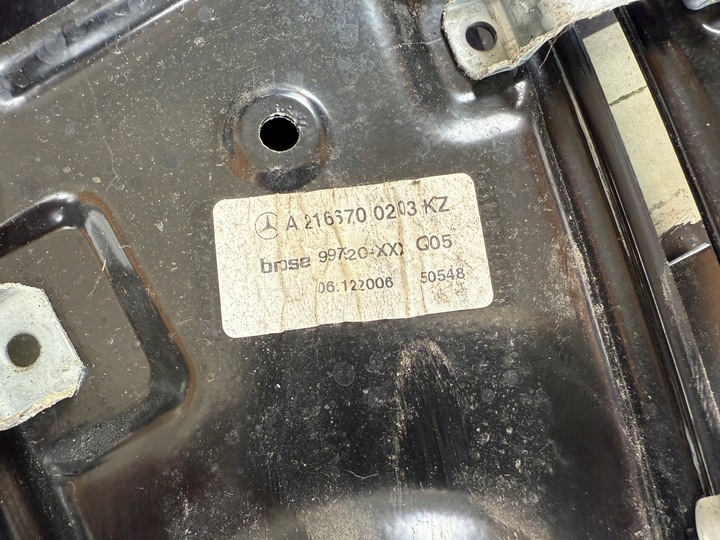 фото №9, Mercedes cl w216 - скло подвійна правий лівий зад підйомник вікна