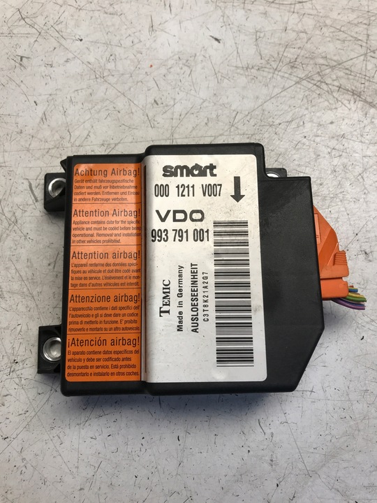 фото №1, Модуль блок керування подушка безпеки smart fortwo i 0001211